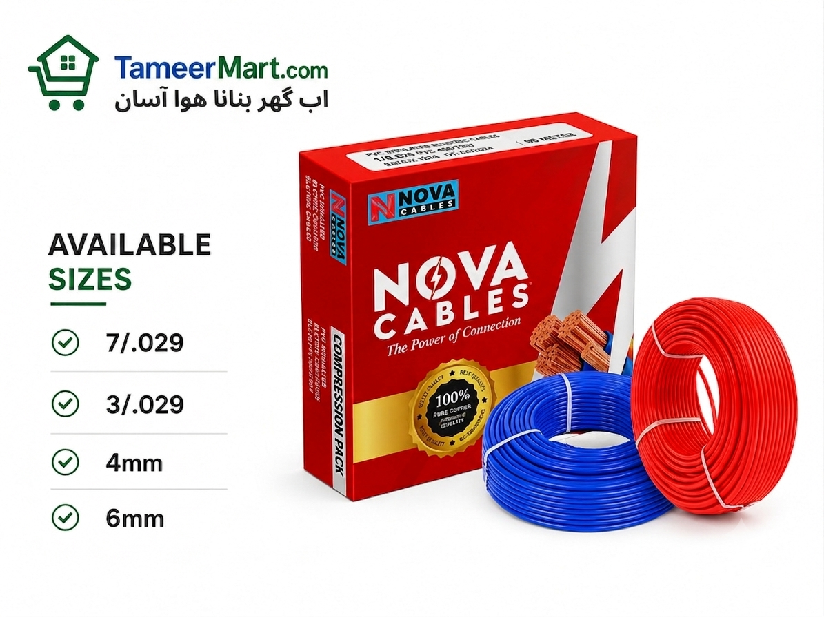 4MM S/CU/PVC INS 450/750 V NOVA